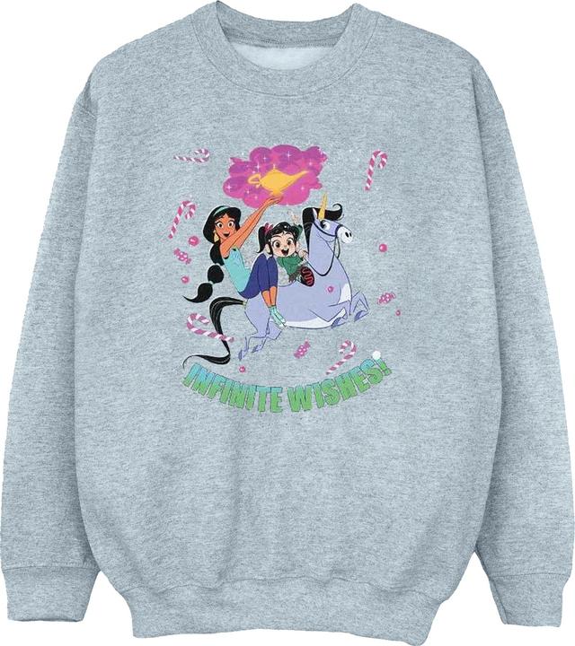 Disney Wreck It Ralph Jasmine And Vanellope Sweatshirt Mädchen