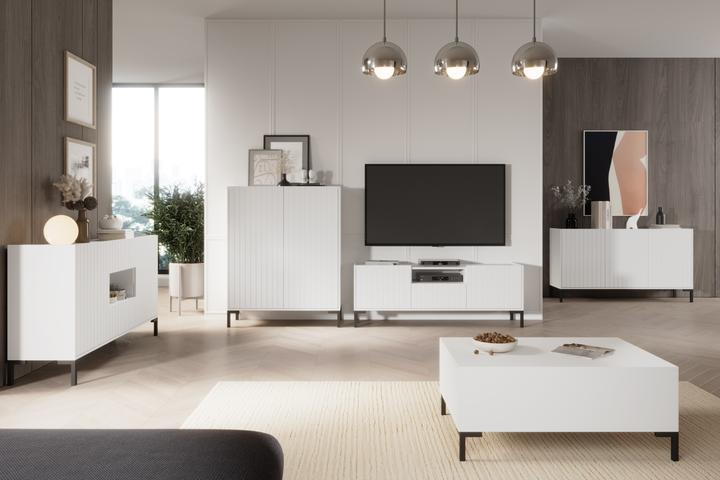 Produktbild ADRK Furniture Kommode mit offenem Regal Larista (100 x 40 x 53.5 cm)