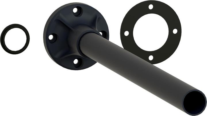 Actual product image Schneider Electric Plastic foot + tube black 400 mm