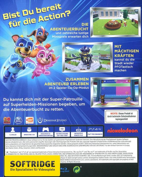 Produktbild Bandai Namco Paw Patrol Mighty Pups: Die Rettung der Abenteuerbucht (PS4, DE)