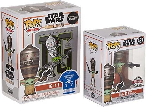Image du produit Funko Pop! SW Mandalorian : IG-11 Excl w/ T-Shirt (M)