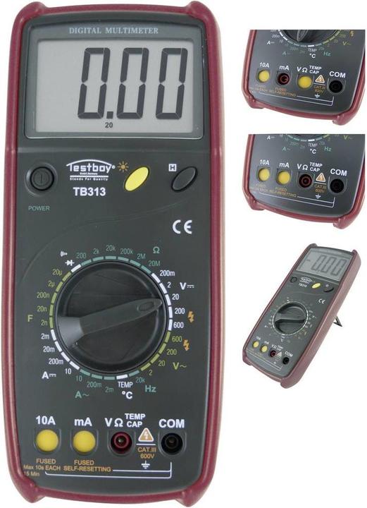 Actual product image Testboy Hand multimeter digital TB 313 (CAT III 600V)