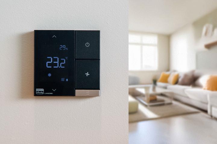 Produktbild Shelly LinkedGo Smart HVAC thermostat
