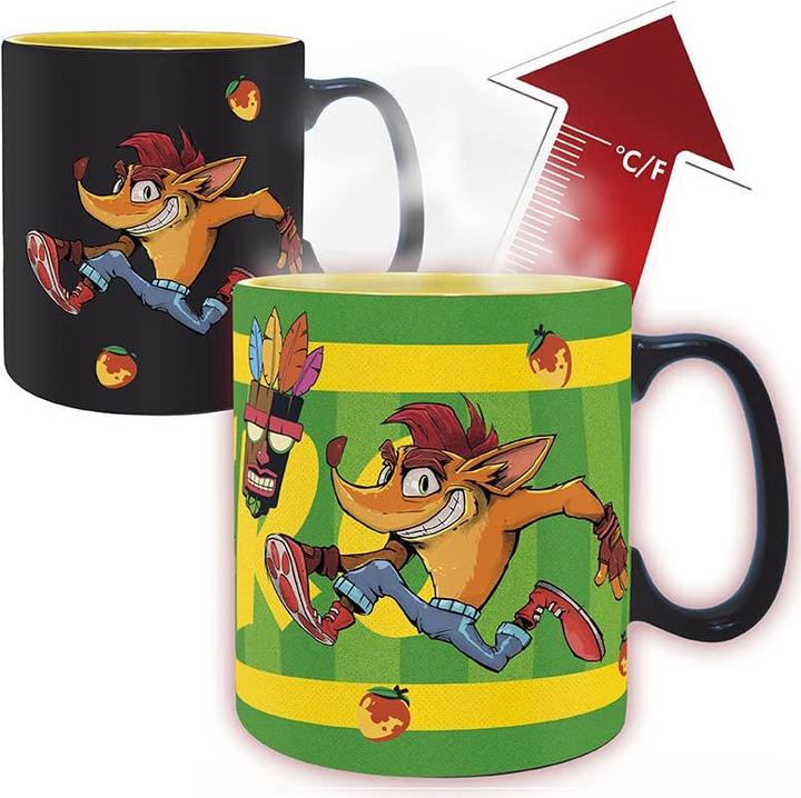Produktbild ABYstyle Crash Bandicoot Tazza 460ml Heat Change Nitro