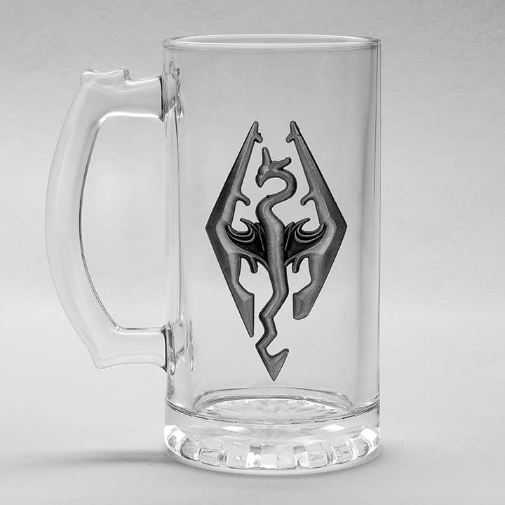 Produktbild GB Eye Boccale 500ml Skyrim : Dragon Symbol (500 ml, 1 x)