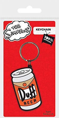 Actual product image Pyramid Portachiavi Gomma The Simpsons : Duff Beer