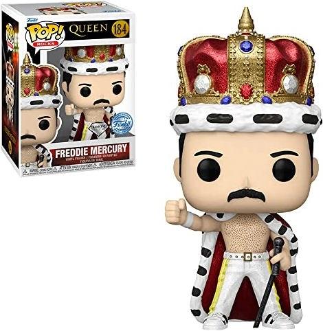 Produktbild Funko Pop! Rocks Queen : Freddie Mercury King (DGLT) EXM