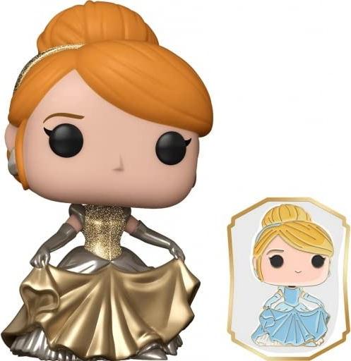 Actual product image Funko Pop! Disney Princess : Cinderella w/ pin (222) EXM