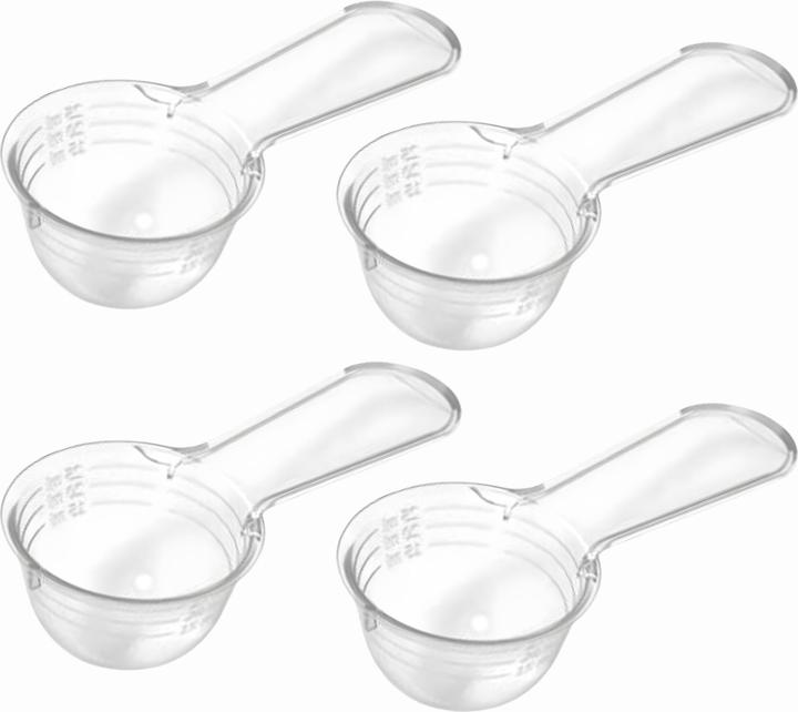 Actual product image Novaliv 4X Messlöffel 30g robuster Kunststoff Made in Germany präzise Dosierung von Pulvern und Flüs