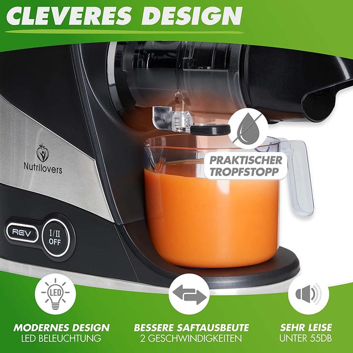 Image du produit Nutrilovers Slow Juicer MINI PRESS Black Berry