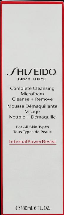 Actual product image Shiseido Defend & Prepare Complete Cleansing Microfoam (Foam, 180 ml)