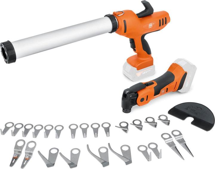 Produktbild Fein Akku-Kartuschenpresse und Akku-MultiMaster AKP 18-600 AS Autoglaser-Set