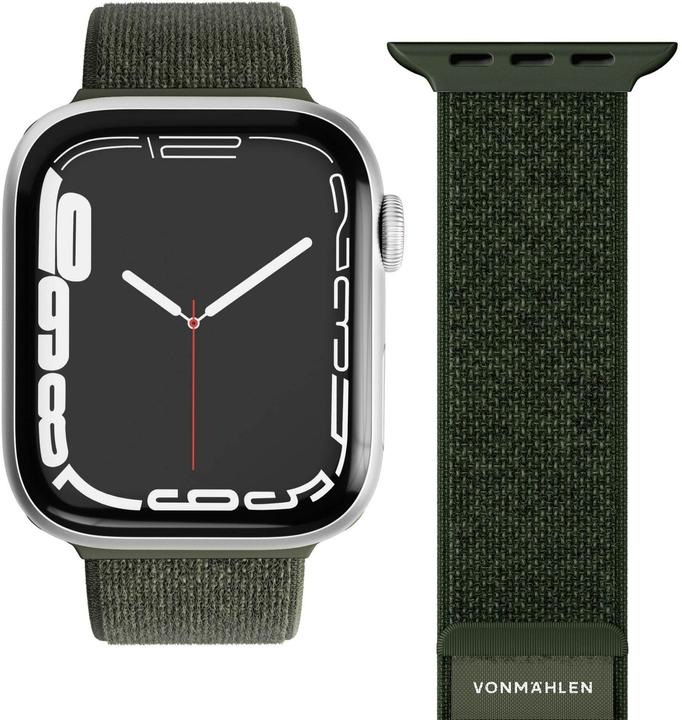 Produktbild Vonmählen Sport-Armband 2 für Apple Watch 42 44 45 49 mm olivgrün (Nylon)