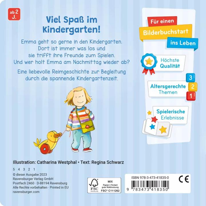 Actual product image Ravensburger Komm mit in den Kindergarten (German)