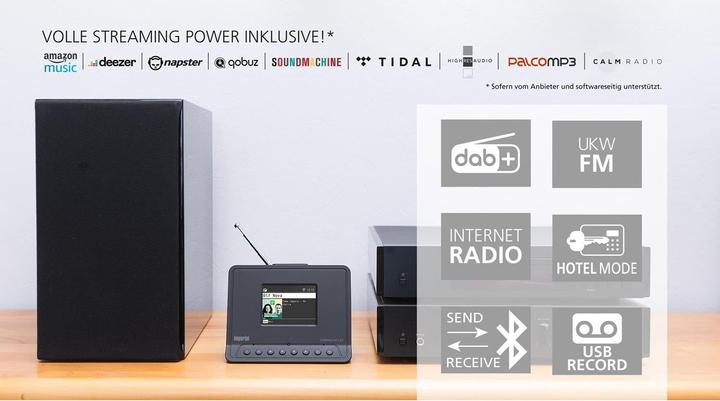 Image du produit Imperial Dabman i410 BT (DAB+ DAB, FM, Webradio, VHF, Bluetooth, WiFi)