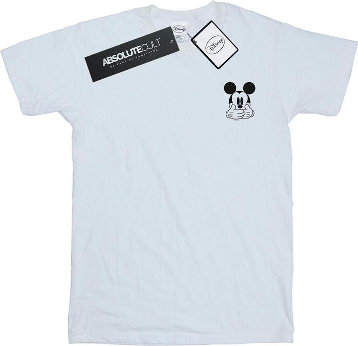 Disney Mickey Mouse Dont Speak Breast Print TShirt (M)