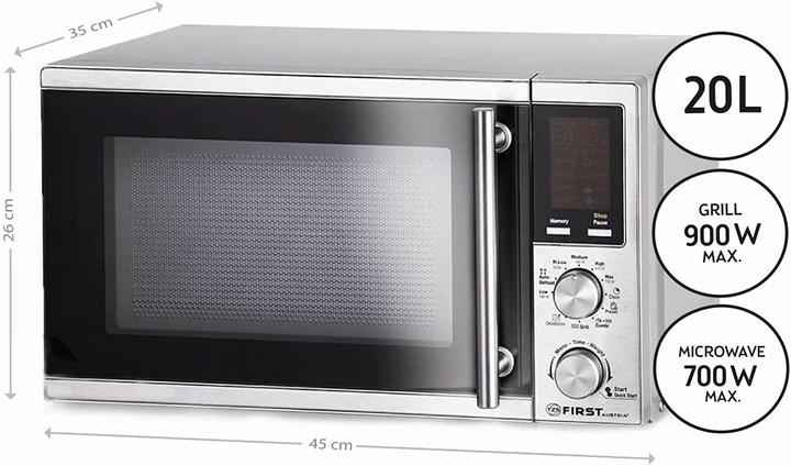 Produktbild TZS First Austria 2-in-1 Mikrowelle mit Grill