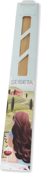 Actual product image Seiseta Classic Keratin Fusion Smooth 1004 Ultra Light Platinum Blonde 40/45 cm (45 cm)