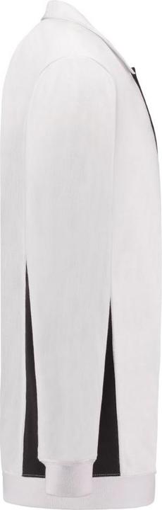 Image du produit Tricorp Sweatshirt col polo bicolore poche poitrine WhiteDarkgrey Gr. XL (XL)