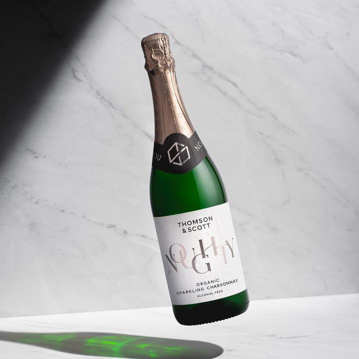 Actual product image Thomson & Scott Noughty Organic Sparkling Chardonnay (1 x 75 cl)