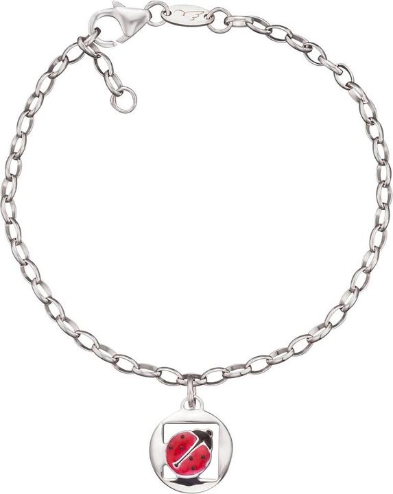 Herzengel Bracelet coccinelle (16 cm, Argent 925)