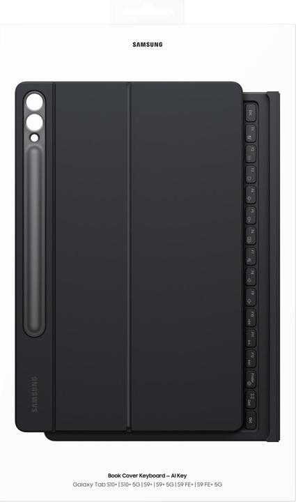 Actual product image Samsung Book Cover Keyboard (DE, Galaxy Tab S10+, S9+)