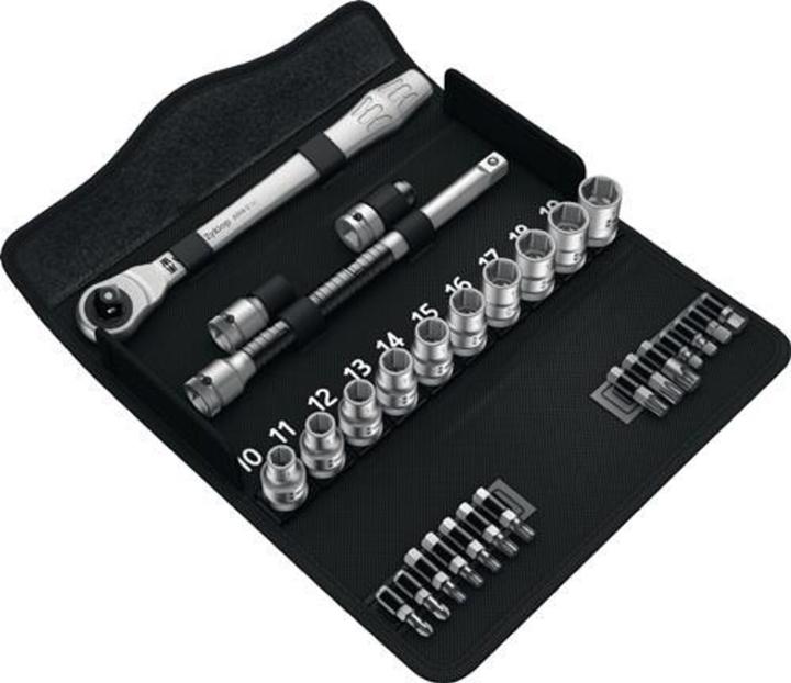 Actual product image Wera 8100 SC 8 Zyklop Metal Ratchet Set (11 mm, 17 mm, 19 mm, 12 mm, 15 mm, 14 mm, 16 mm, 13 mm, 18 mm, 10 mm)