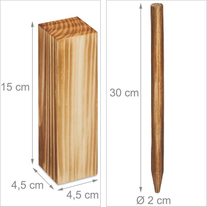 Actual product image Relaxdays 22-piece Viking Game (22 x, 300 mm)