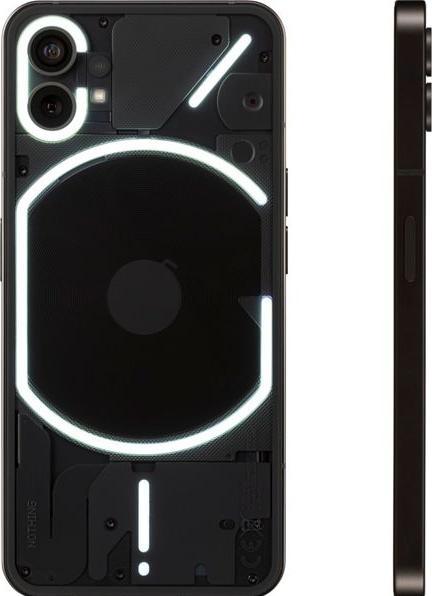 Actual product image Nothing Phone (1) (12GB) (256 GB, Black, 6.55", Dual SIM, 50 Mpx, 5G)