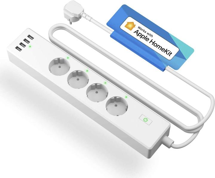 Produktbild Meross Smart Wi-Fi Surge Protector (8 x, USB, Nema-5, 1.80 m)