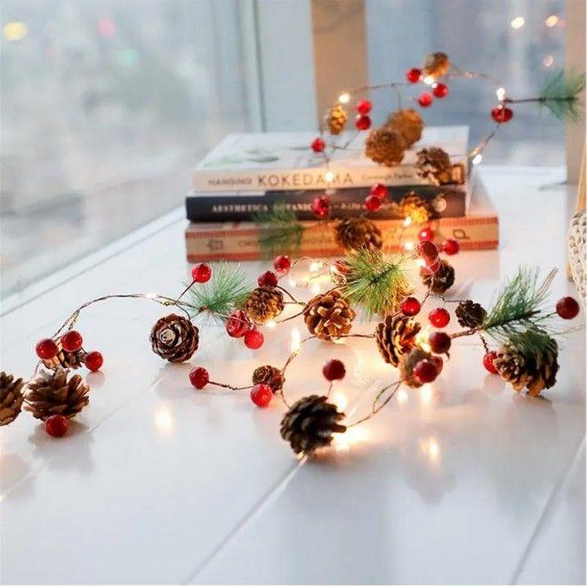 Produktbild MU Style LED Weihnachtslichterkette Tannenzapfen (2m) (2 m)