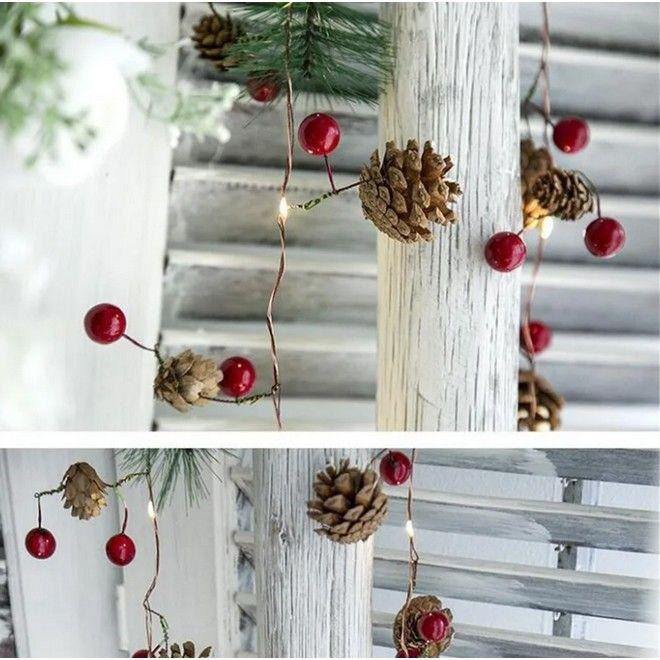 Produktbild MU Style LED Weihnachtslichterkette Tannenzapfen (2m) (2 m)