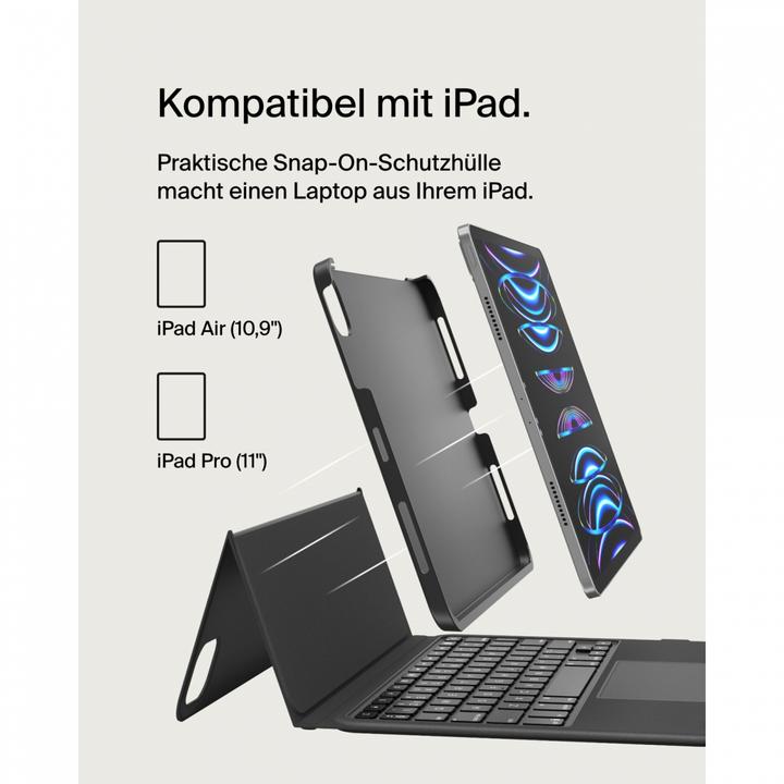 Immagine prodotto Belkin Everyday Tastatur + Hülle iPad 10. Generation BBZ001de-v3 (DE)