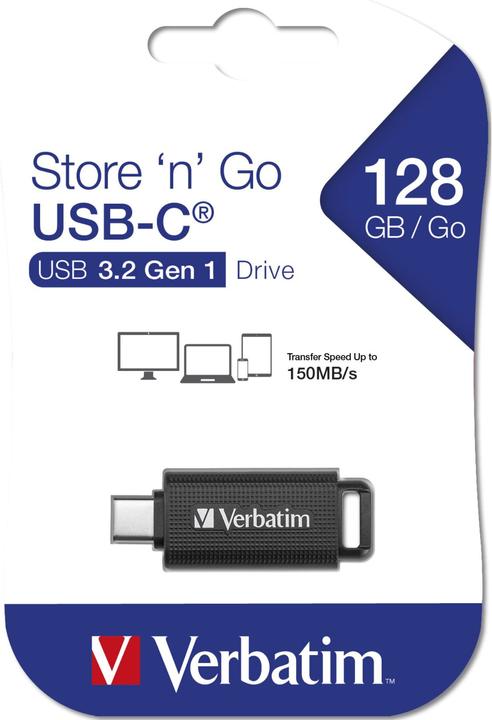 Produktbild Verbatim Retractable 128GB USB 3.2 Gen 1 USB-C (128 GB, USB-C)