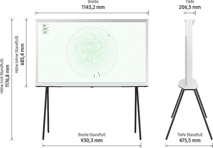Image du produit Samsung The Serif QE50LS01D (50", LS01D, QLED, 4K, 2024)