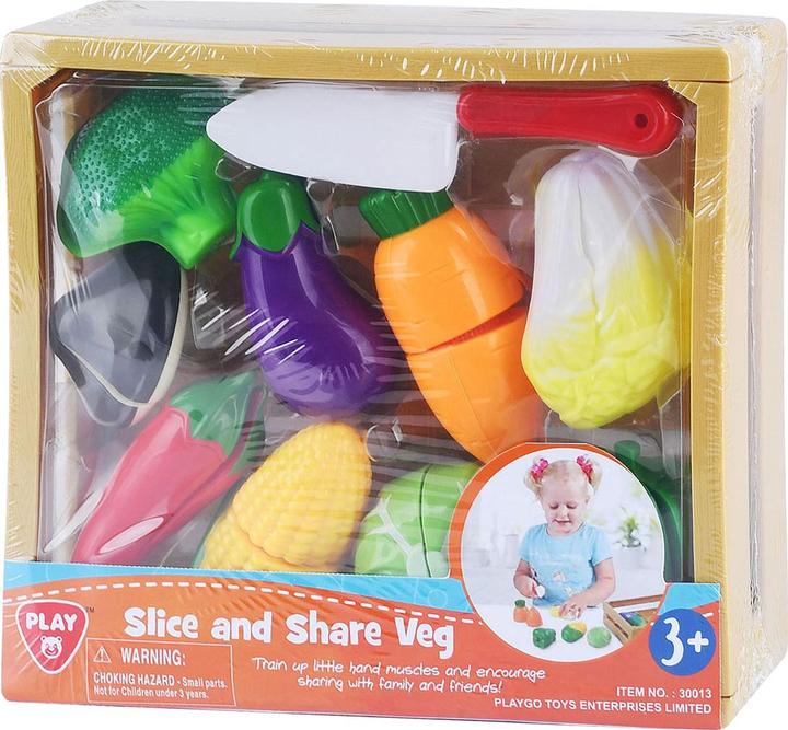 Actual product image Play Cut vegetables in box, 11 pcs.
