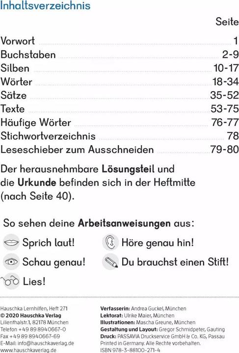 Produktbild Besser lesen 1. Klasse (Deutsch, Mascha Greune, Andrea Guckel, 2022)