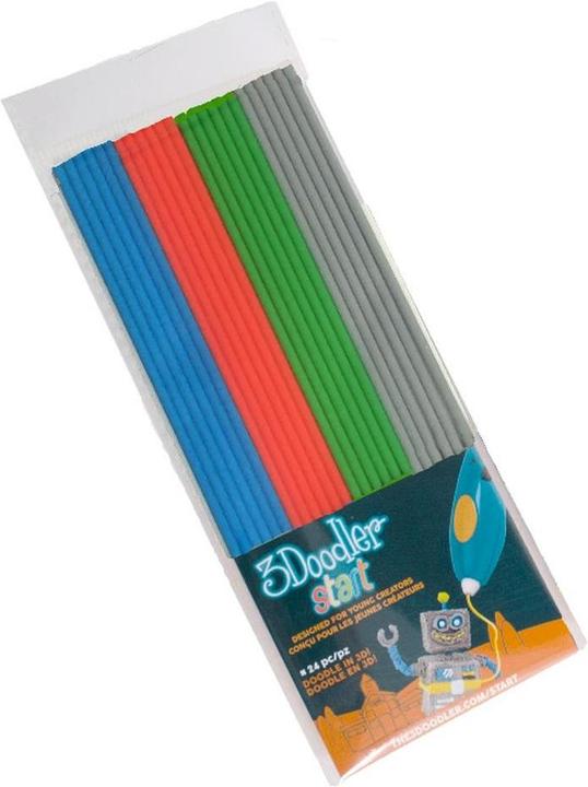 Produktbild 3Doodler 24 ECO-Filamente MIX 2 (PLA, 2.50 mm, 1 g, Mehrfarbig)