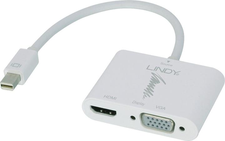 Produktbild Lindy Mini-DisplayPort 1.2 zu (VGA, HDMI, 10 cm)