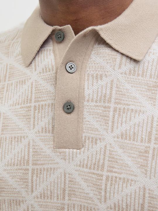 Produktbild Jack & Jones Jprkalvin Knit Polo Ss Styd Ss25 (XL)