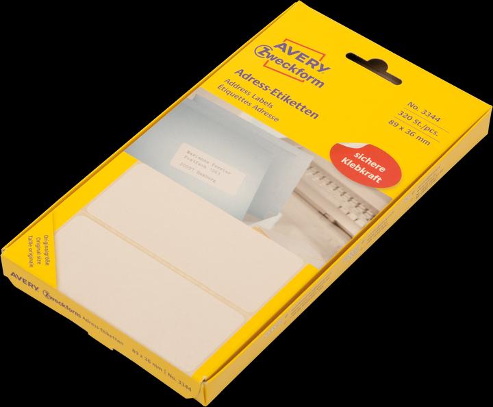 Actual product image Avery Address labels