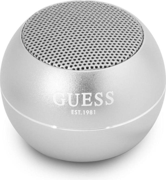 Actual product image Guess głośnik Bluetooth GUWSALGEG Speaker mini szary/grey (4 h, Rechargeable battery operated)