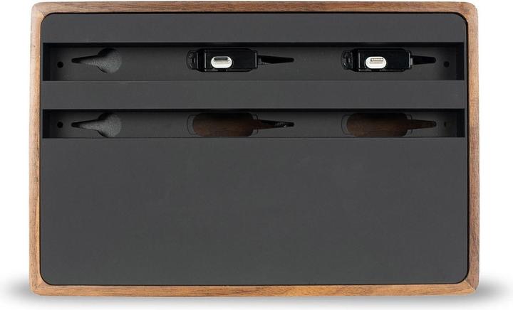 Image du produit Alldock Station de recharge sans fil Noix / Noir (72 W)