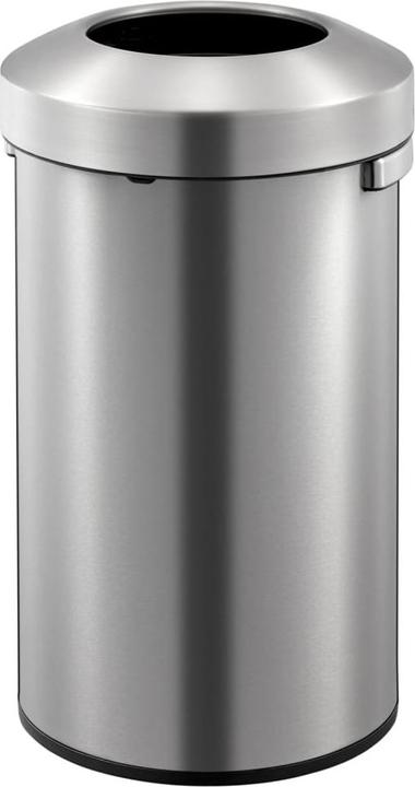 Actual product image EKO Waste bin Urban Bin stainless steel matt 90 litres stylish open waste bin made of brushed ed (90 l)