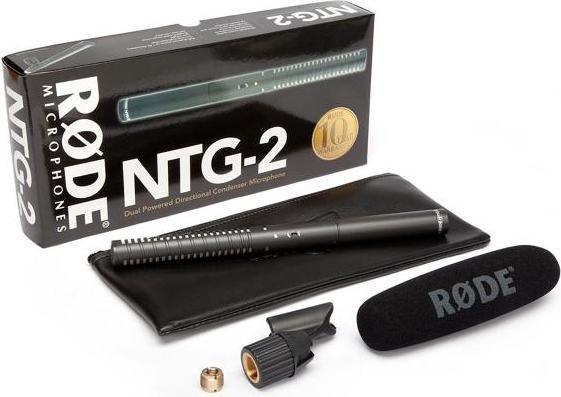 Produktbild RØDE NTG-2 Richtmikrofon mit Tisch-Stativ
