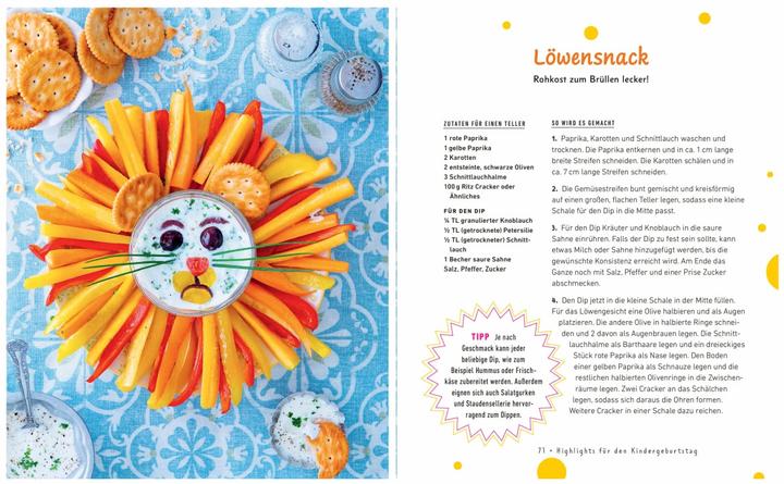 Produktbild Lecker, lustig und gesund Die besten Rezepte für Kinder mi (Deutsch, Christine Sinnwell-Backes, Timo Kuehn, 2023)