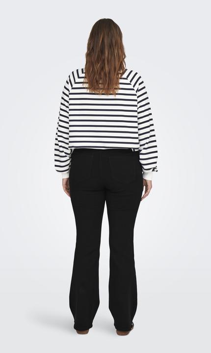 Actual product image Only CARHELLA mid waist retro fit, flared jeans Flared fit jeans (34)