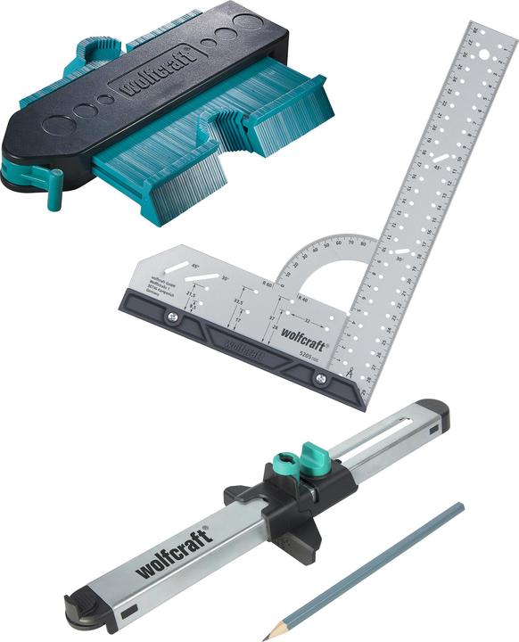 wolfcraft wolfcraft 1 Laminat- / Designboden Einpass Set (Verlegeset)
