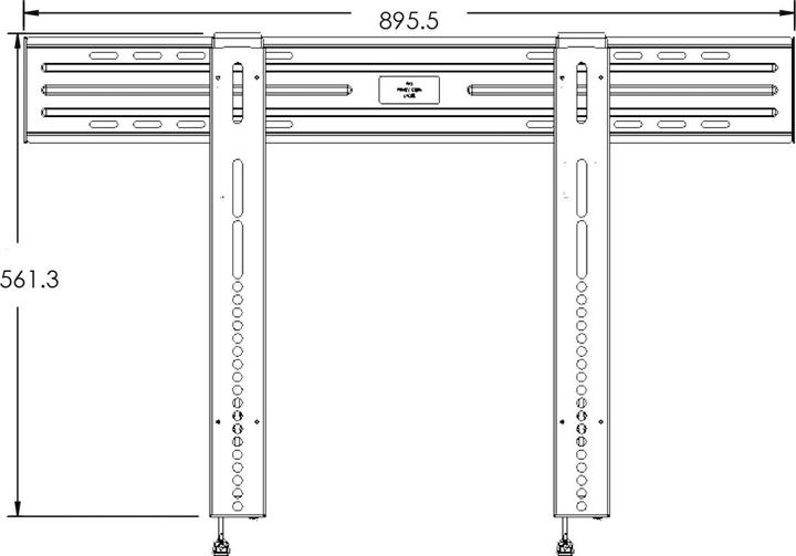 Image du produit Sanus Ll11 (Mur, 80", 68 kg)