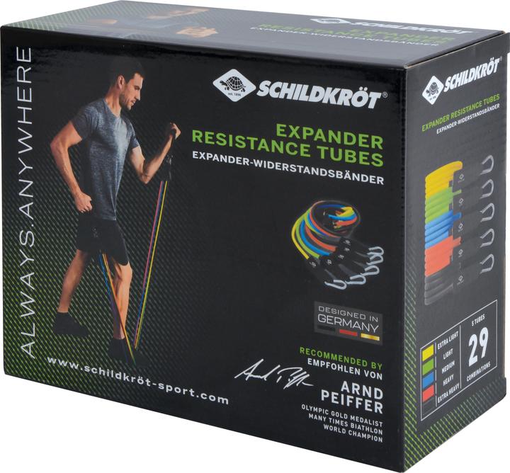 Produktbild Schildkröt Expander Resistance Tube (1.20 m, Stark, Leicht, Mittel, Extra Leicht)